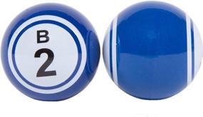 img 2 attached to 🎱 Enhance Your Bingo Game with MR CHIPS Numbered 1.5 Inch Bingo Ball Replacements - Perfect for Electronic Machines or Bingo Cages!