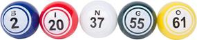 img 3 attached to 🎱 Enhance Your Bingo Game with MR CHIPS Numbered 1.5 Inch Bingo Ball Replacements - Perfect for Electronic Machines or Bingo Cages!