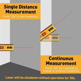 img 2 attached to 📐 PREXISO 2-in-1 Laser Measure and Magnetic Level, 65ft Laser Distance Measure with Built-in 8-inch Aluminum Alloy Torpedo Level