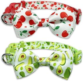 img 4 attached to Spring Summer Collar Avocado Puppies