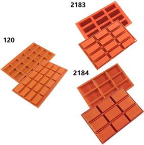 img 2 attached to Funshowcase Rectangle Silicone Trays Assortment