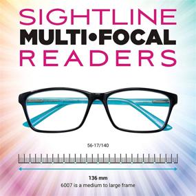 img 1 attached to 👓 SightLine 6007 Multifocus Computer Reading Glasses - Ideal for Medium to Large Fit and Magnification 1.50