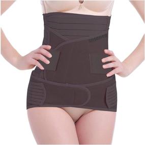 img 4 attached to 🤰 ZHENJIER 3 in 1 Postpartum Support: Ultimate Recovery and Shapewear for Belly, Waist, and Pelvis