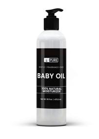 img 4 attached to 👶 16 fl oz Pure & Natural Baby Oil - Softens and Soothes Your Baby's Skin, Ideal for Delicate and Sensitive Skin, Fragrance-Free, Hypoallergenic, and Paraben-Free