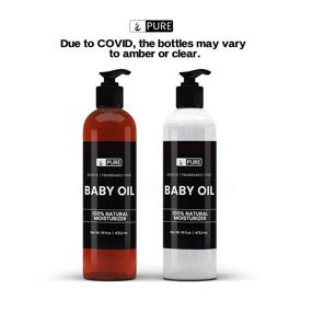 img 1 attached to 👶 16 fl oz Pure & Natural Baby Oil - Softens and Soothes Your Baby's Skin, Ideal for Delicate and Sensitive Skin, Fragrance-Free, Hypoallergenic, and Paraben-Free