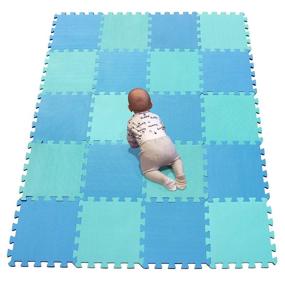 img 4 attached to 🧸 YIMINYUER Playmats Childrens Thickness R07R08G301020: Soft and Safe Surfaces for Kids' Playtime