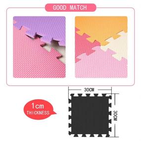 img 2 attached to 🧸 YIMINYUER Playmats Childrens Thickness R07R08G301020: Soft and Safe Surfaces for Kids' Playtime