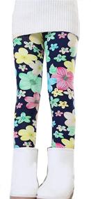 img 4 attached to 🌈 Adorable Toddler Winter Christmas Leggings: Vibrantly Rainbow Girls' Clothing for Ultimate Leggings Style!