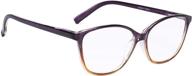 👓 cateye style readers for women - large frame reading glasses logo