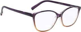 img 4 attached to 👓 Cateye Style Readers for Women - Large Frame Reading Glasses