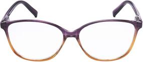 img 3 attached to 👓 Cateye Style Readers for Women - Large Frame Reading Glasses