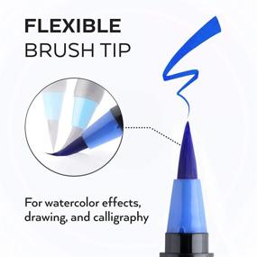 img 1 attached to Watercolor Flexible Painting Washable Calligraphy