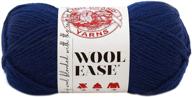 🧶 lion brand wool-ease hometown yarn in navy: high-quality and versatile yarn for your crafting projects logo