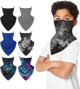 img 4 attached to 🔺 Triangle Covering Balaclava: Premium Reusable Protection for Boys' Accessories and Cold Weather