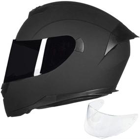 img 4 attached to 🏍️ ILM Full Face Motorcycle Street Bike Helmet - Safe, Stylish and DOT Approved for Men and Women