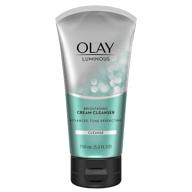 🧴 olay luminous brightening cream face cleanser with vitamin e - pack of 3, 5.0 fluid ounce logo