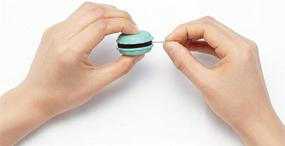 img 2 attached to 🍀 Enhance Precision and Sweetness with Clover Sweet 'n Sharp Macaron Pistachio Needle Sharpener