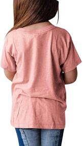 img 3 attached to 👧 Toddler Summer Sleeve Printed Clothes for Girls: Clothing, Tops, Tees, and Blouses