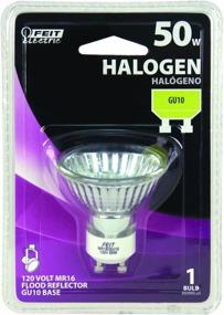 img 1 attached to BPQ50MR16/GU10 50W Halogen Reflector Flood Bulb with GU10 Base by Feit Electric - Clear