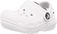 crocs classic lined fuzzy slippers boys' shoes : clogs & mules логотип