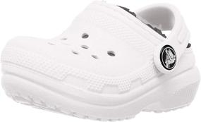 img 4 attached to Crocs Classic Lined Fuzzy Slippers Boys' Shoes : Clogs & Mules