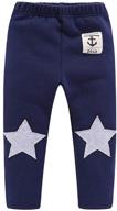 👖 mud kingdom winter fleece lining boys' pants: warm and cozy clothing for cold weather logo