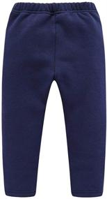 img 3 attached to 👖 Mud Kingdom Winter Fleece Lining Boys' Pants: Warm and Cozy Clothing for Cold Weather