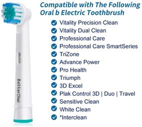 img 1 attached to Deep Clean Guarantee: 18pcs Oral B Braun Compatible Replacement Brush Heads for Precise Oral Care