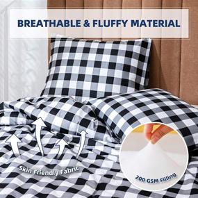 img 1 attached to Argstar Comforter Alternative Microfiber Pillowcases