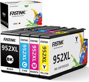 952 Ink Cartridges for HP 952XL Ink Cartridges 952XL Black for HP Officejet  Pro 7740 Ink Cartridges and 8710 8720 8740 8715 8702 Printer (4 Pack) 