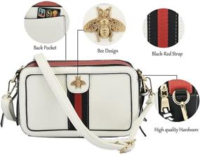 img 2 attached to Stylish Leather Shoulder Handbags for Women with Matching Wallets