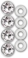 diamond bling chrome license plate frame fastener caps by cruiser accessories 82730: elegant and durable accessories to jazz up your vehicle logo