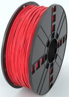 🔴 vibrant red pla 3d printer filament by mg chemicals: exceptional quality and precise printing logo