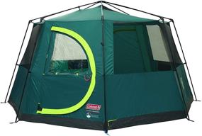 img 1 attached to 🏕️ Coleman Octagon tent: 6 Man Festival Dome Tent with 360° Panoramic View