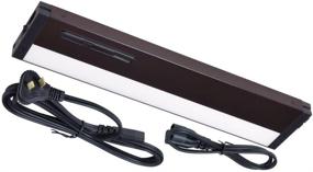 img 2 attached to Ecolight 12-inch LED Under Cabinet 💡 Linking Light Bar - Super Slim Design