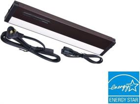 img 1 attached to Ecolight 12-inch LED Under Cabinet 💡 Linking Light Bar - Super Slim Design