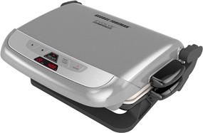 img 4 attached to 🍳 George Foreman GRP4842P Evolve Grill with Ceramic Grilling and Waffle Plates, Platinum