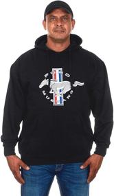 img 4 attached to 👕 Shop the Stylish Jh Design Men's Ford Mustang Hoodies in 5 Trendy Styles - Pullovers & Full Zip Up!