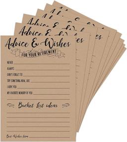 img 4 attached to 🎉 Retirement Party Advice and Wishes Cards - Decorations and Supplies for The Newly Retired, Guest Book Alternative