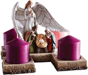 img 1 attached to Nativity Scene Advent Candle Holder