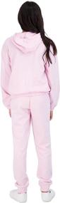 img 1 attached to 👧 Star Ride Girls 2-Piece Hoodie and Jogger Sweatpant Set - Stylish and Comfortable Outfit for Girls