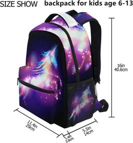 img 1 attached to Рюкзак JSTEL Unicorn Magic School Backpack Backpacks