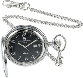 img 4 attached to ⌚ Charles Hubert Paris Stainless Quartz Watch - Model 3599B