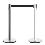 🚧 crowd control stanchions with belt barriers logo