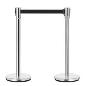 img 4 attached to 🚧 Crowd Control Stanchions with Belt Barriers