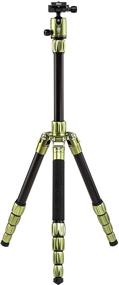 img 2 attached to 📷 MEFOTO Roadtrip S Lightweight 59.4" Aluminum Travel Tripod/Monopod with Case, Twist Locks, Dual-Action Ballhead with Arca Swiss Plate, Compatible with Mirrorless/DSLR Sony Nikon Canon Fuji - Green (RTSAGRN)