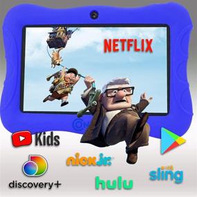img 1 attached to 👧 Планшет Contixo Kids V9 - 7-дюймовый HD, Android 10, 32 ГБ: Детский планшет с камерой, родительским контролем, WiFi и защитным чехлом - Идеальный обучающий планшет для возраста 3-7 лет.
