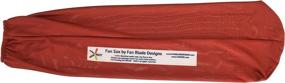 img 1 attached to Enhance Your Fan with Fan Blade Designs 6561 Ceiling Fan Blade Covers in Stylish Red - 5 Piece Set