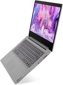 img 1 attached to Ноутбук Lenovo IdeaPad 3 с диагональю 14 дюймов, процессором Intel Core i3-1005G1, 4 ГБ оперативной памяти DDR4, 128 ГБ накопителем SSD типа M.2, дисплеем FHD 14 дюймов (1920 x 1080), встроенной графикой, операционной системой Windows 10 S, модель 81WD010QUS, платиново-серого цвета.