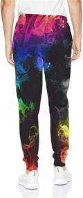 img 3 attached to 👖 Uideazone Graffiti Activity Cotton Sweatpants for Boys' Clothing